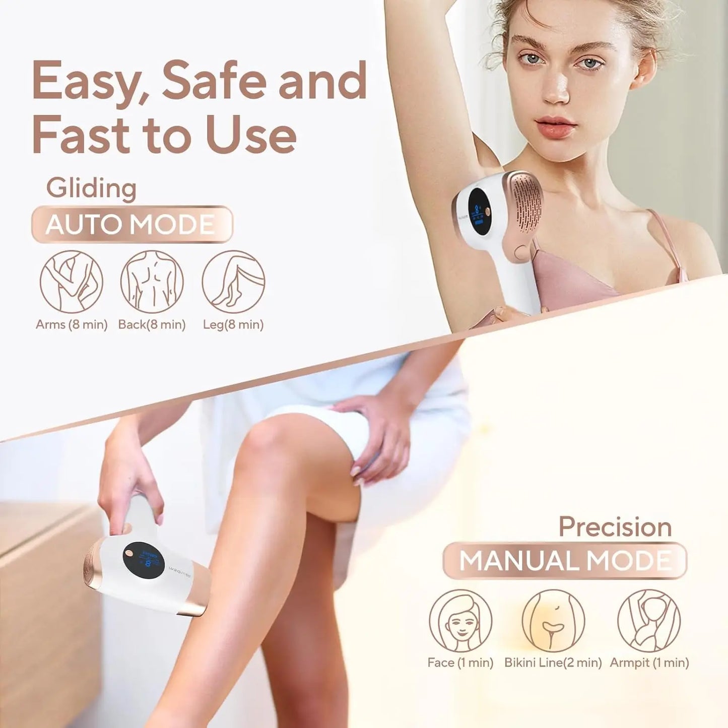 XMSJ IPL Hair Removal Device For Women And Men Painless