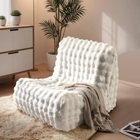Bean Bag Chair For Adults Fluffy Lounger For Home Dorm