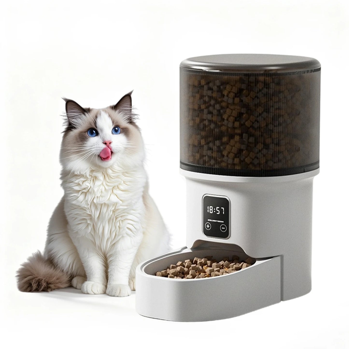 HiMISS Programmable Automatic Pet Feeder For Small Dogs Cats