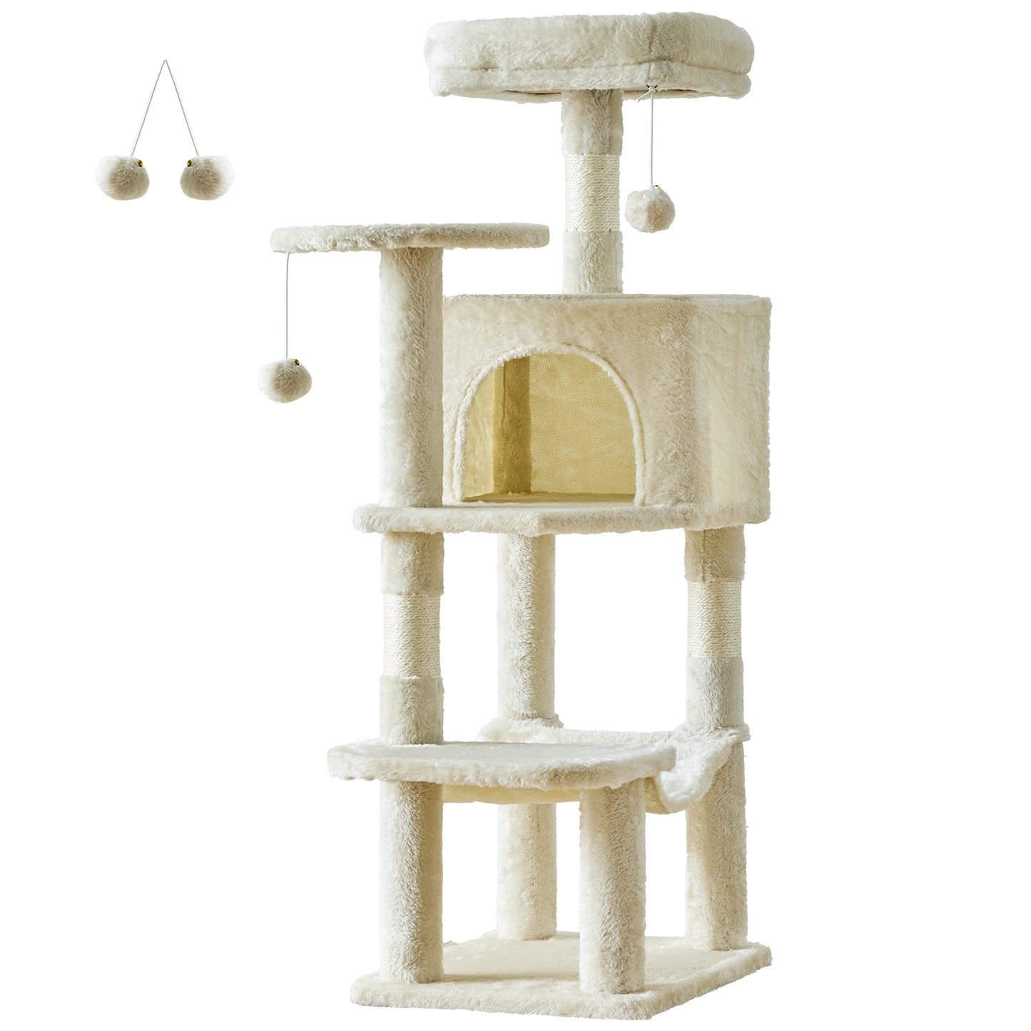 JHK Cat Tree Tower Indoor Multi-Cat Play and Scratching Posts