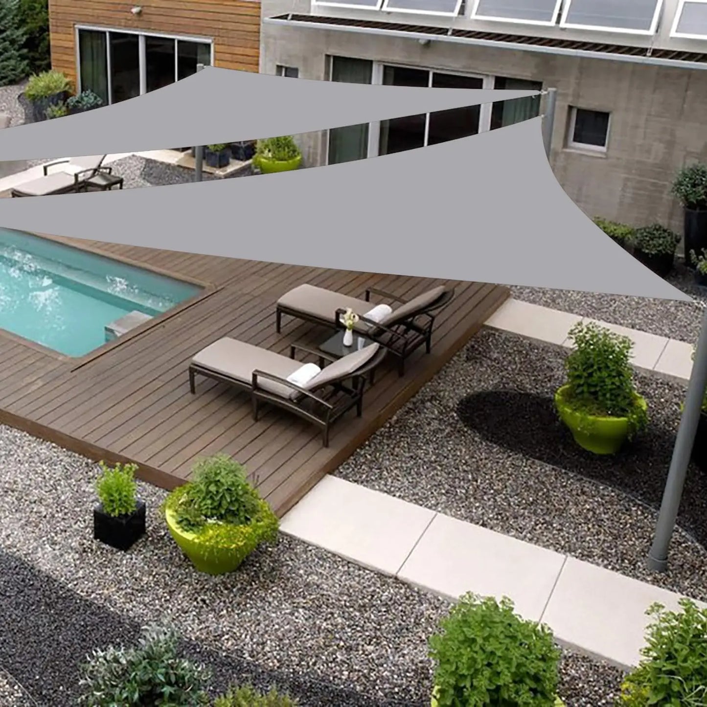 Shade Sail T28 HDPE UV Block For Patio Garden Durable