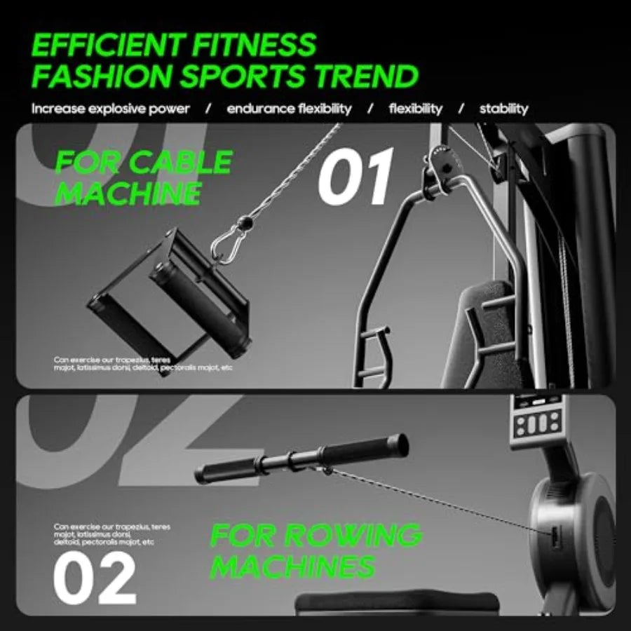 LAT Pulldown Cable Machine Attachment Bar