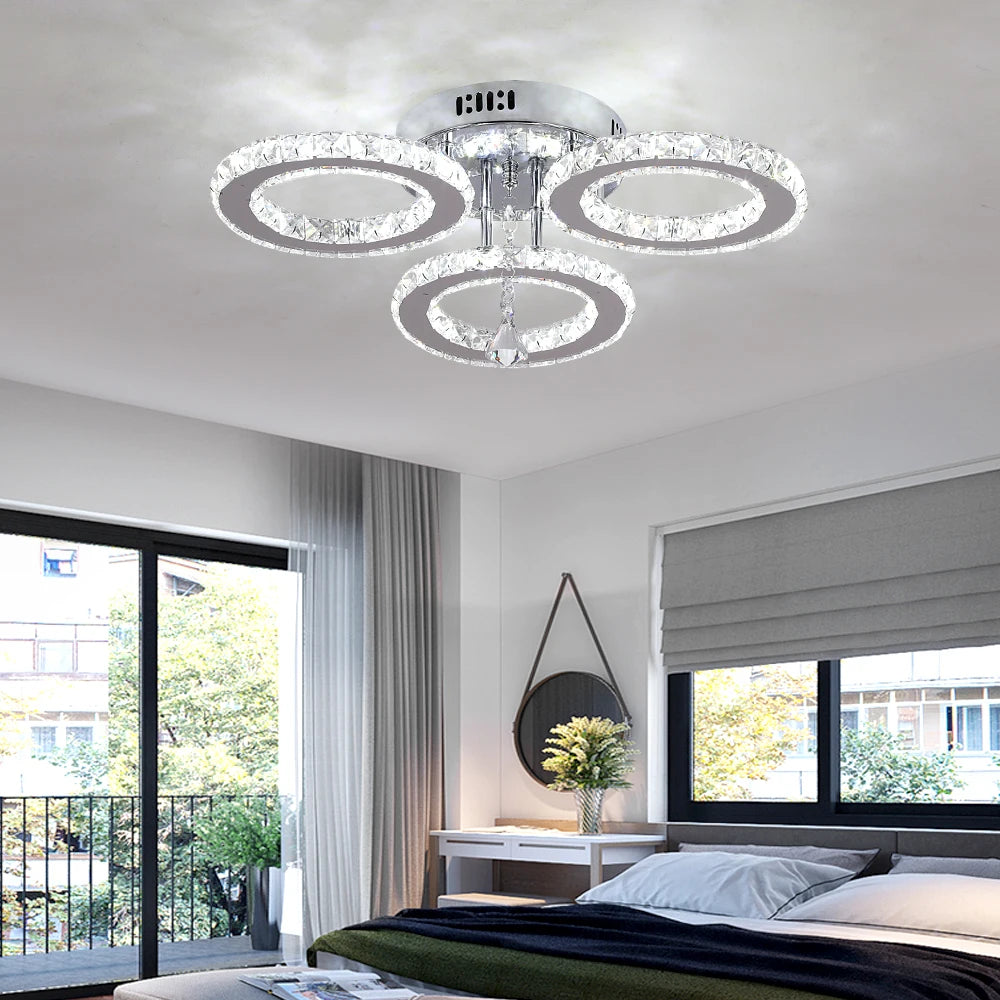GreeLustr Crystal Ceiling Pendant Light Chandelier