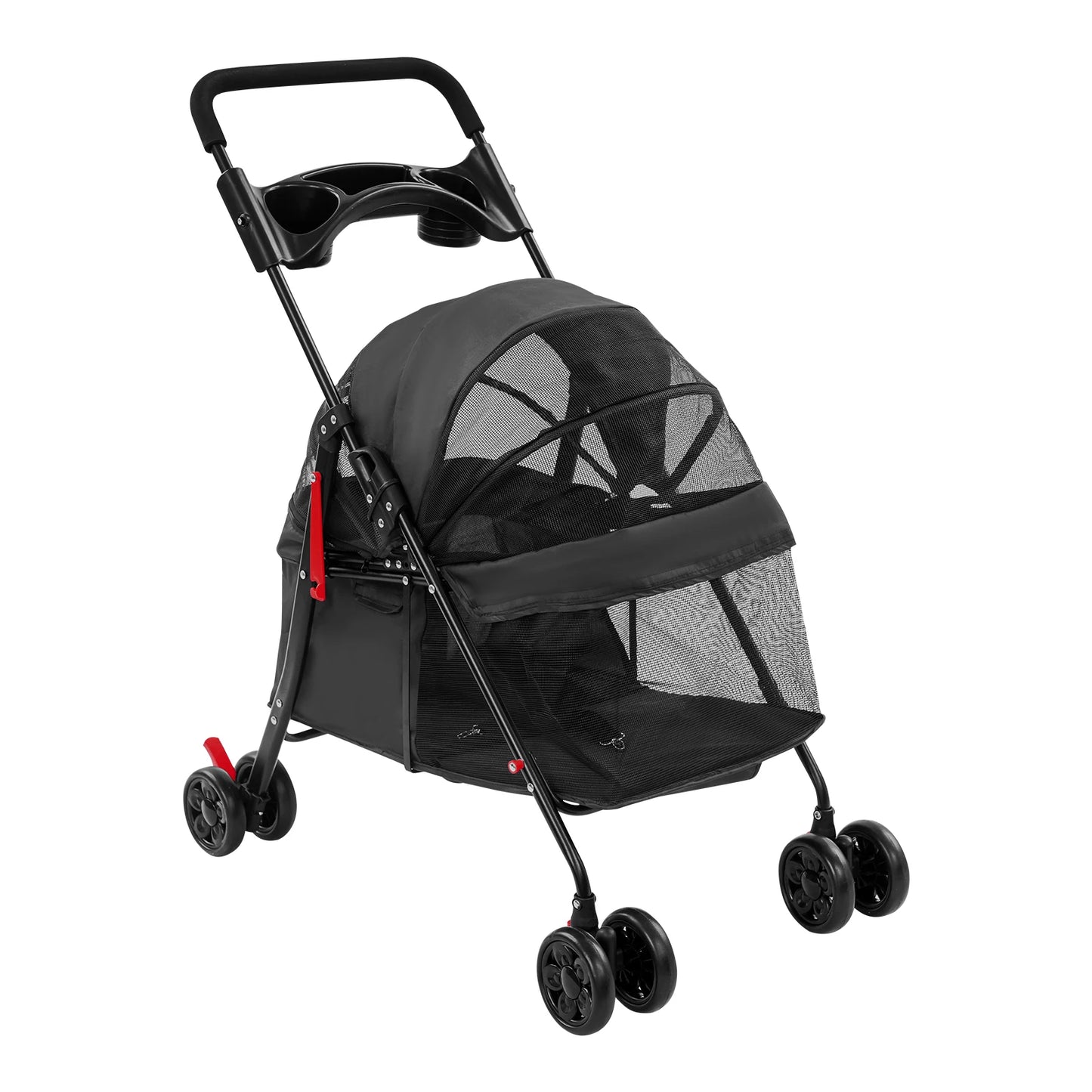 Foldable Lightweight Pet Cart For Dogs And Cats Outdoors