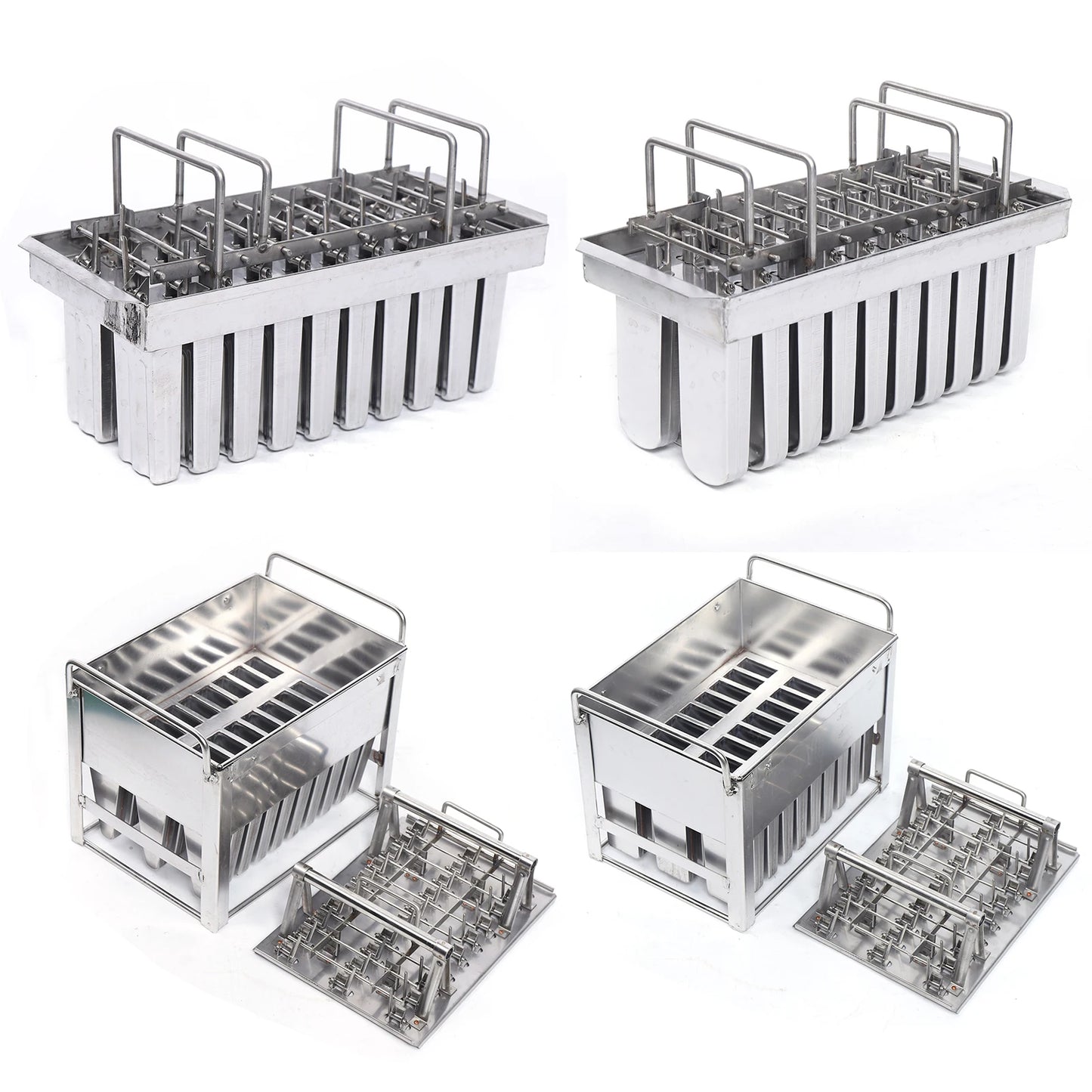 Food-Grade Stainless Steel Ice Pop Mold For 20 Pops