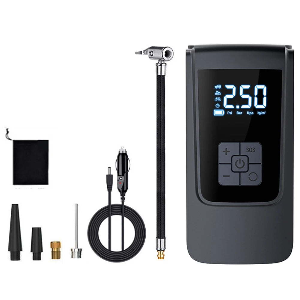 VODOOL 7.4V 12V Waterproof Tire Inflator Wireless Air Compressor