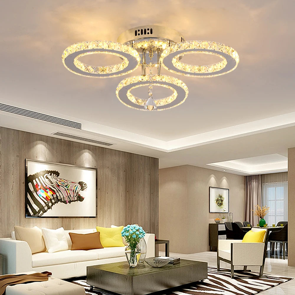 GreeLustr Crystal Ceiling Pendant Light Chandelier