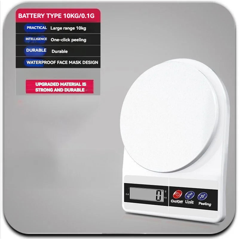 Digital Kitchen Scale With Rechargeable Battery For Precise Baking