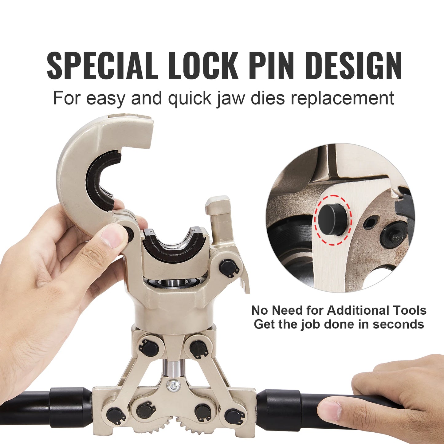 SucceBuy Copper Press Tool Crimping Kit Pro Crimper